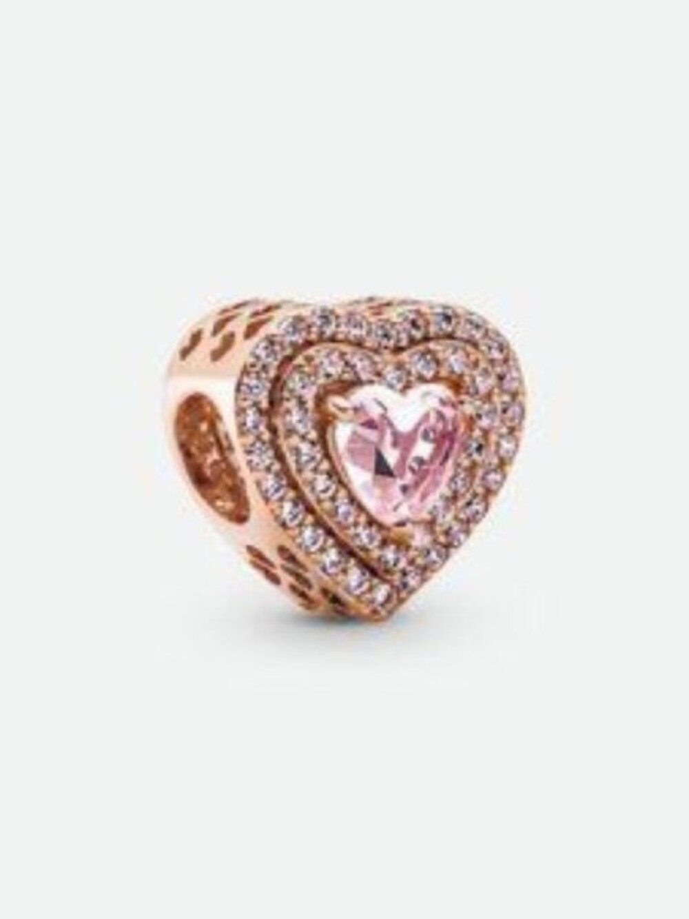 Pandora Sparkling Levelled Heart Charm